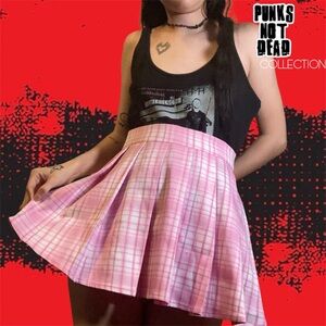 Trick N’ Treatz by Dolls Kill Pastelgoth Queen Plastic Skirt